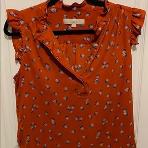 Loft Short Sleeve Blouse